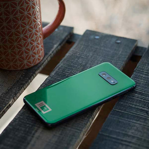 Saudi Arabia Soccer Flag Galaxy S10e Skin